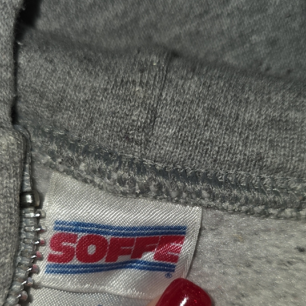 Soffe Gray USMC Zip Up Hoodie - Picture 4 of 7